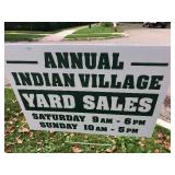 HISTORIC INDIAN VILLAGE 33 - ANNUAL YEARS - 2 DAY YARD SALES 50 TO 65 MANSIONS