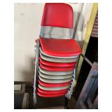 Mid century stacking chairs