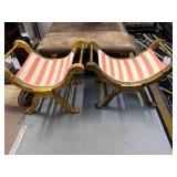 hollwood regency stools