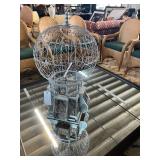 ornamental vintage bird cage