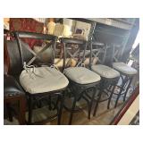 6 retoration style bar stools 