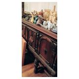 Lincoln style antique credenza