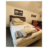 Queen bed & mattress set 