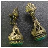 Filigree Screwed Backed Exquisite Ear Rings 