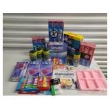 Lot of Personal hygiene items - soaps, toothpaste, brushes, deodorants and more