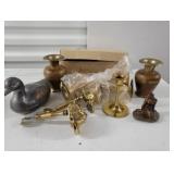 Brass and other metal decor