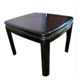 Small black lacquered coffee table