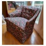 Cute small floral arm chair