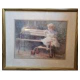Richard Zolan large framed The Antique Doll numbered print