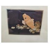 Rare set of 2 Kinder-Harris Gold Fish 14" x 12"