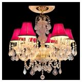 French Style Crystal Chandelier Lamp