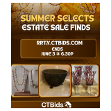 Summer Selects- Estate Finds Sale Ends Jun 3 Pick up Jun 6 78664