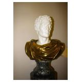 Caesar Agustus Marble Bust copy by G. Ruggeri