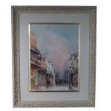 Watercolor by Nestor Fruge, NOLA Signed