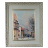 Watercolor by Nestor Fruge, NOLA Signed