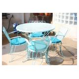 Vintage Metal Table & Chairs