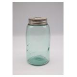 Blue Mason with alum lid