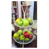 Two tiered bird tray