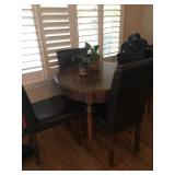 Round table and 4 chairs
