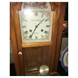 Vintage Wall clock with key