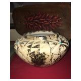 T Vail Pottery with Turq Accents