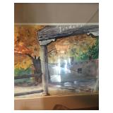 David R Craig, Original Watercolor,glass in frame broken