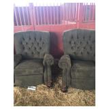 We are so packed we are using the empty horse stalls!