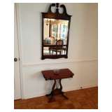 Harp side entry table