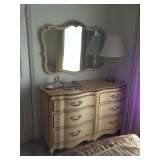 French dresser and mirro