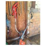 Wood eaters, edgers yard tools