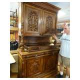 Antique sideboard/hutch. This is one of the nicest pieces we