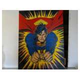 Large Superman on Canvas
