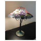 Reverse Painted Puffy Lamp