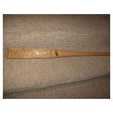 Laser Etched White sox bat