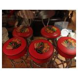 Blackhawks chairs/stools