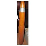 Wooden heavy practice bomb