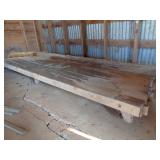 GREAT butcher block counter 9 feet long! Needs sanding.