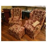 chairs with ottoman