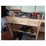 wood workbench