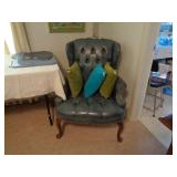 pair of wingback chairs