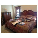 5 piece king size bedroom suite