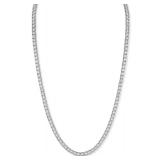 Sterling tennis necklace