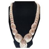 Old pawn Navajo kokopelli necklace signed svy