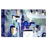 Aerial view of the back of the property