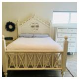 High-quality brand name furniture and mattresses.  This entire bedroom collection features an antiqu