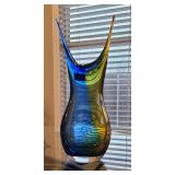 Adam Jablonski Crystal Abstract Art (Poland) - Vintage & Signed