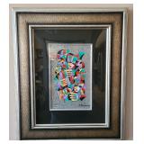 Anatole Krasnyansky Signed Serigraph "Yellow with Blue"