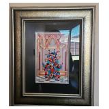 Anatole Krasnyanski Signed "Tranquil Conversation" Surreal Influenced by Rock Band Kiss