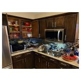 Kitchen Microwave; Pots and Pans; Food Storage Containers; Utensils