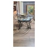 Glass/Metal Coffee Table (Pictured Above)